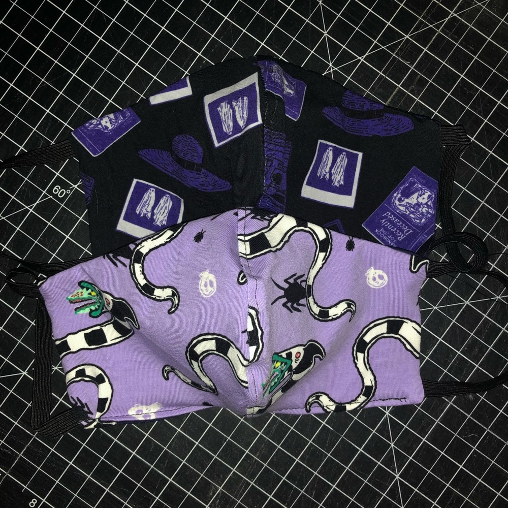 Beetlejuice Face Mask Set (2)